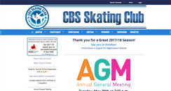 Desktop Screenshot of cbsskatingclub.com